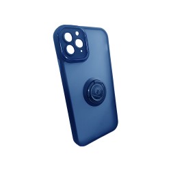Case with Support Ring for Apple iPhone 11 Pro Smoked Blue Case with Support Ring for Apple iPhone 11 Pro Smoked Blue